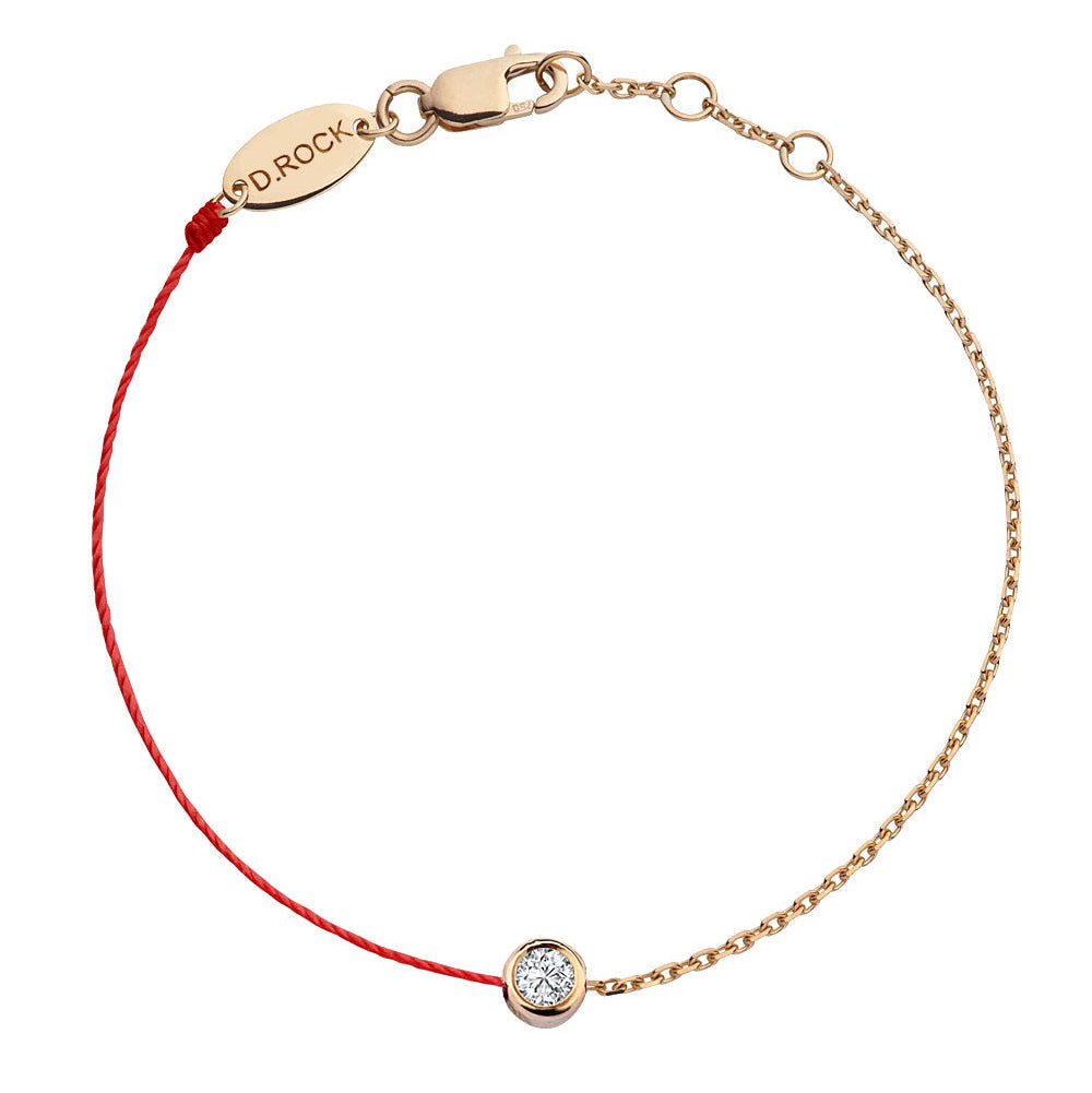 I Am Diamond Bezel Half Chain Bracelet