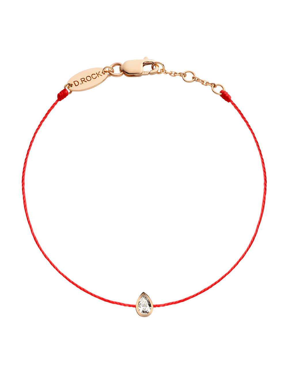 I Am Pear Diamond Bezel Bracelet