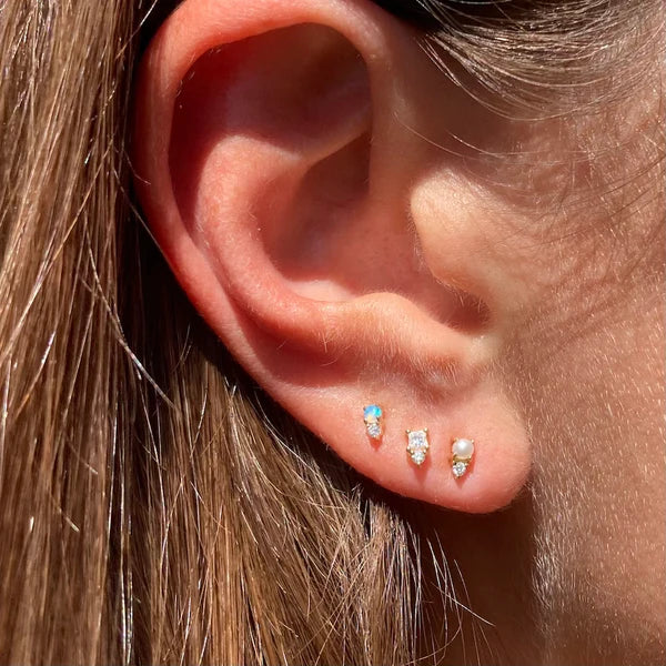 EF-Collection Pearl Birthstone Stud