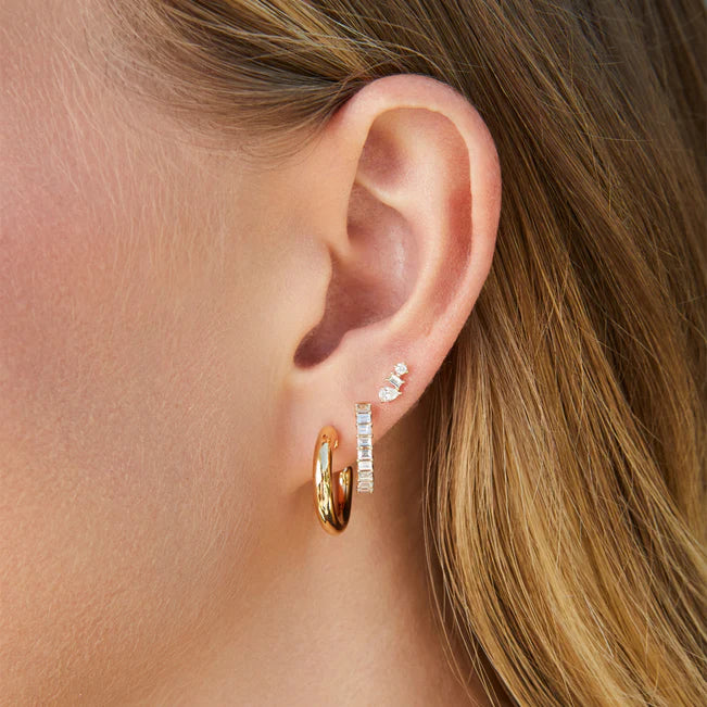EF-Collection Sasha Hoop Earrings