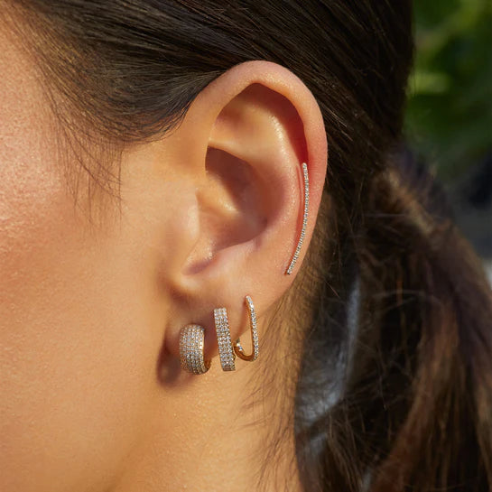 Curved Bar Cuff Earring
