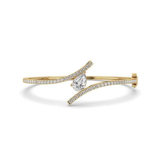 Pear Diamond Kelly Cuff