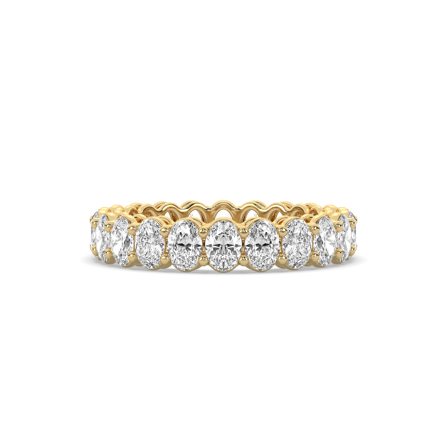 Oval Eternity Band
