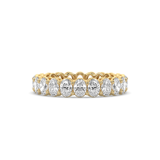 Oval Eternity Band