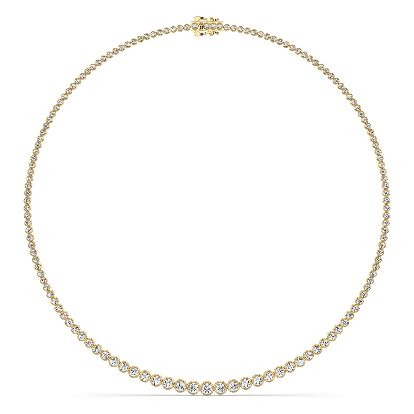 Diamond Graduated Tennis Necklace