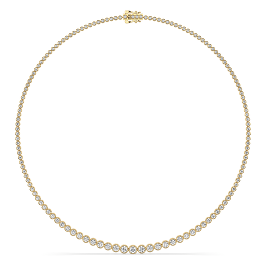 Diamond Graduated Tennis Necklace