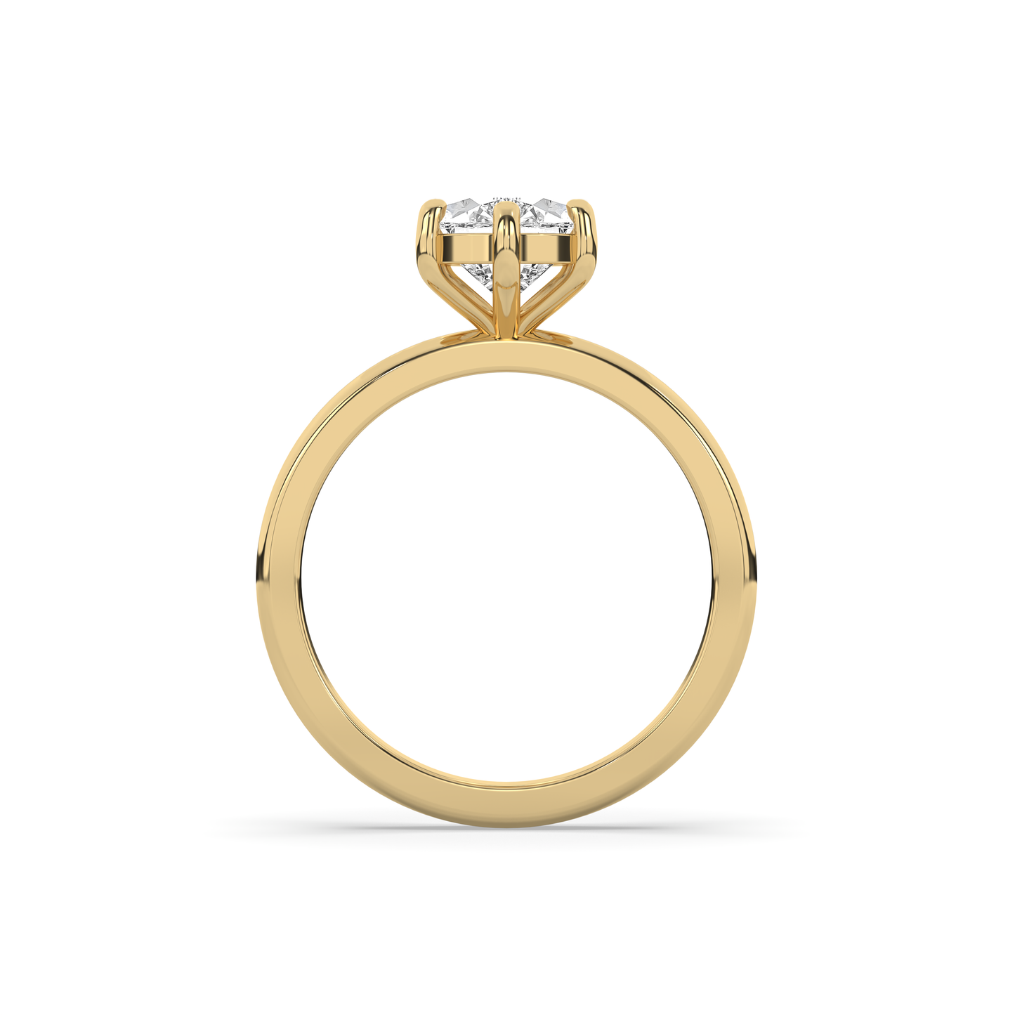 Pear Diamond Solitaire Engagement Ring