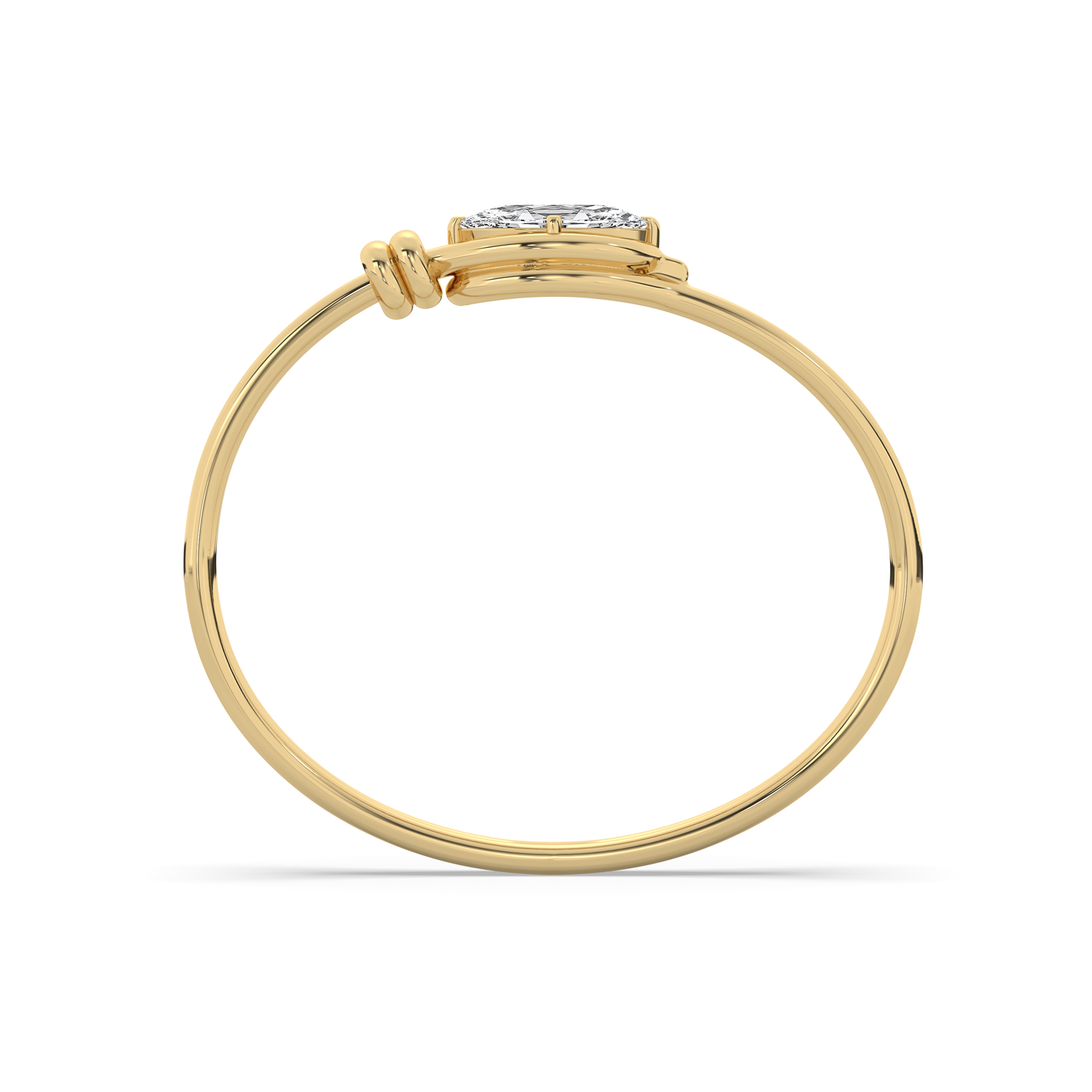 Victoria Oval Diamond Bangle Bracelet