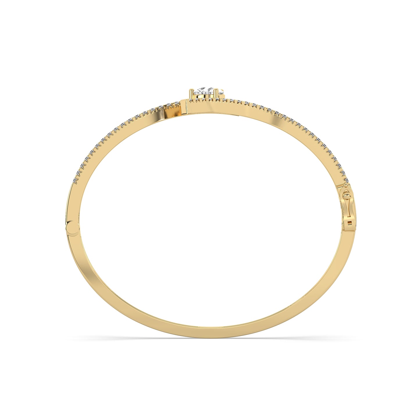 Pear Diamond Kelly Cuff
