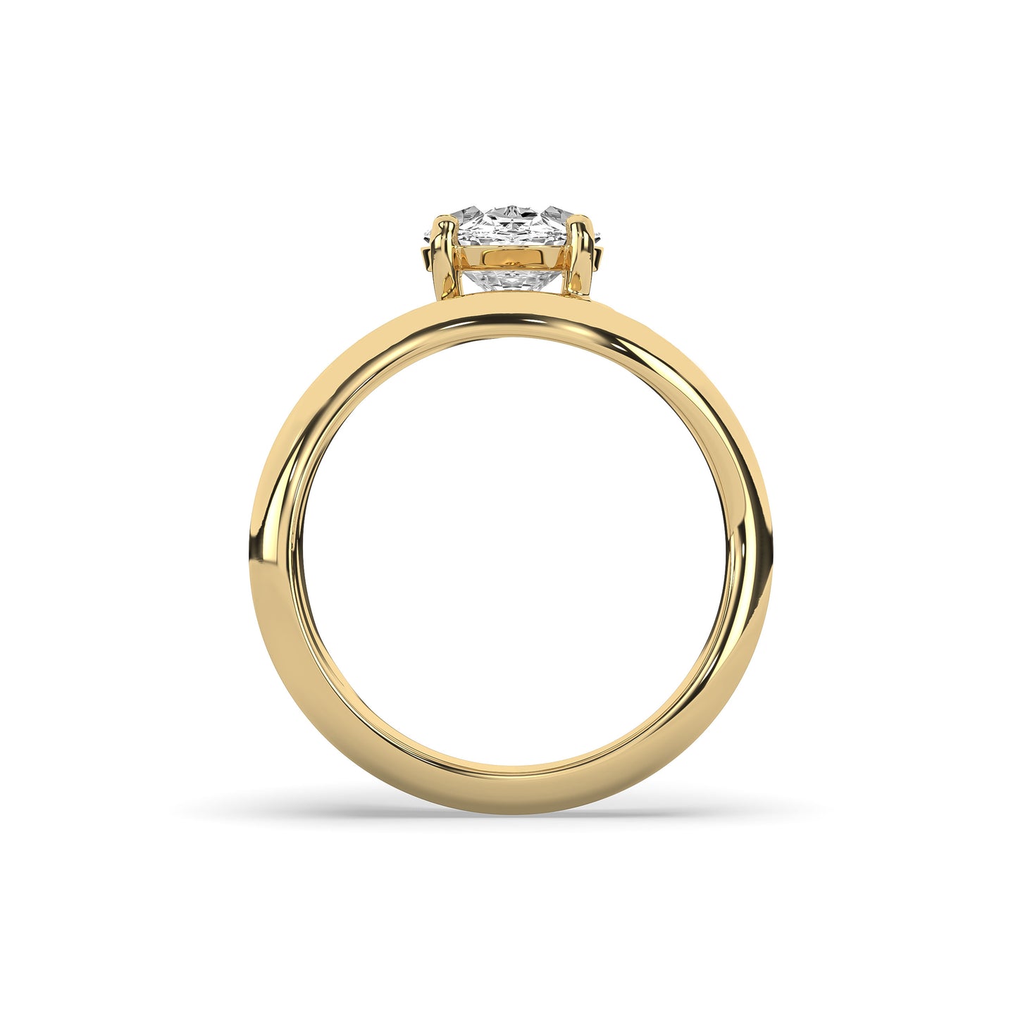 OVAL Diamond Wrap Ring