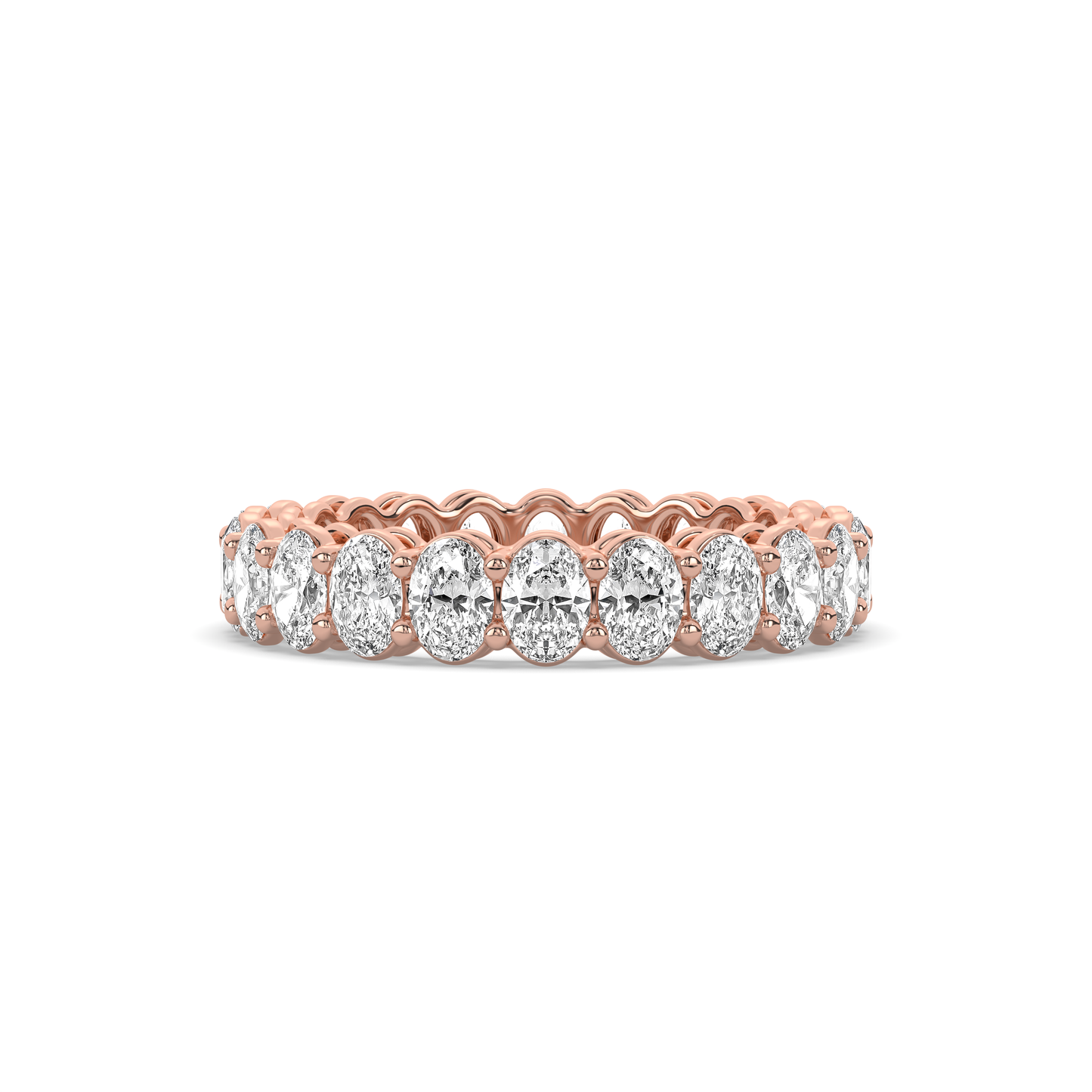 Oval Eternity Band