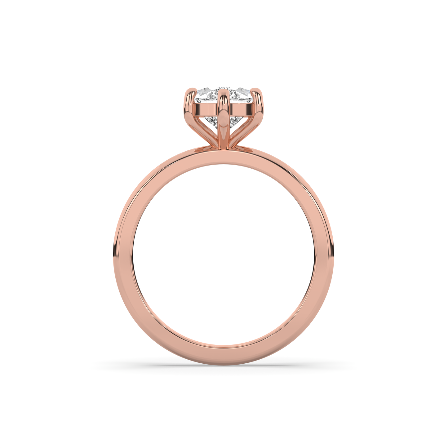 Pear Diamond Solitaire Engagement Ring