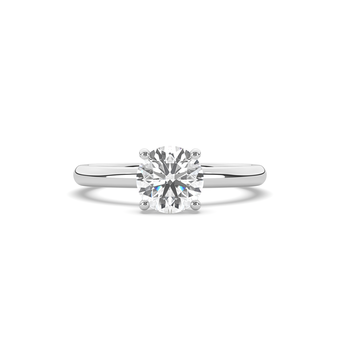 Alva Round Diamond Solitaire Ring