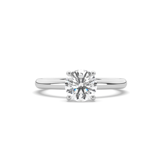 Alva Round Diamond Solitaire Ring