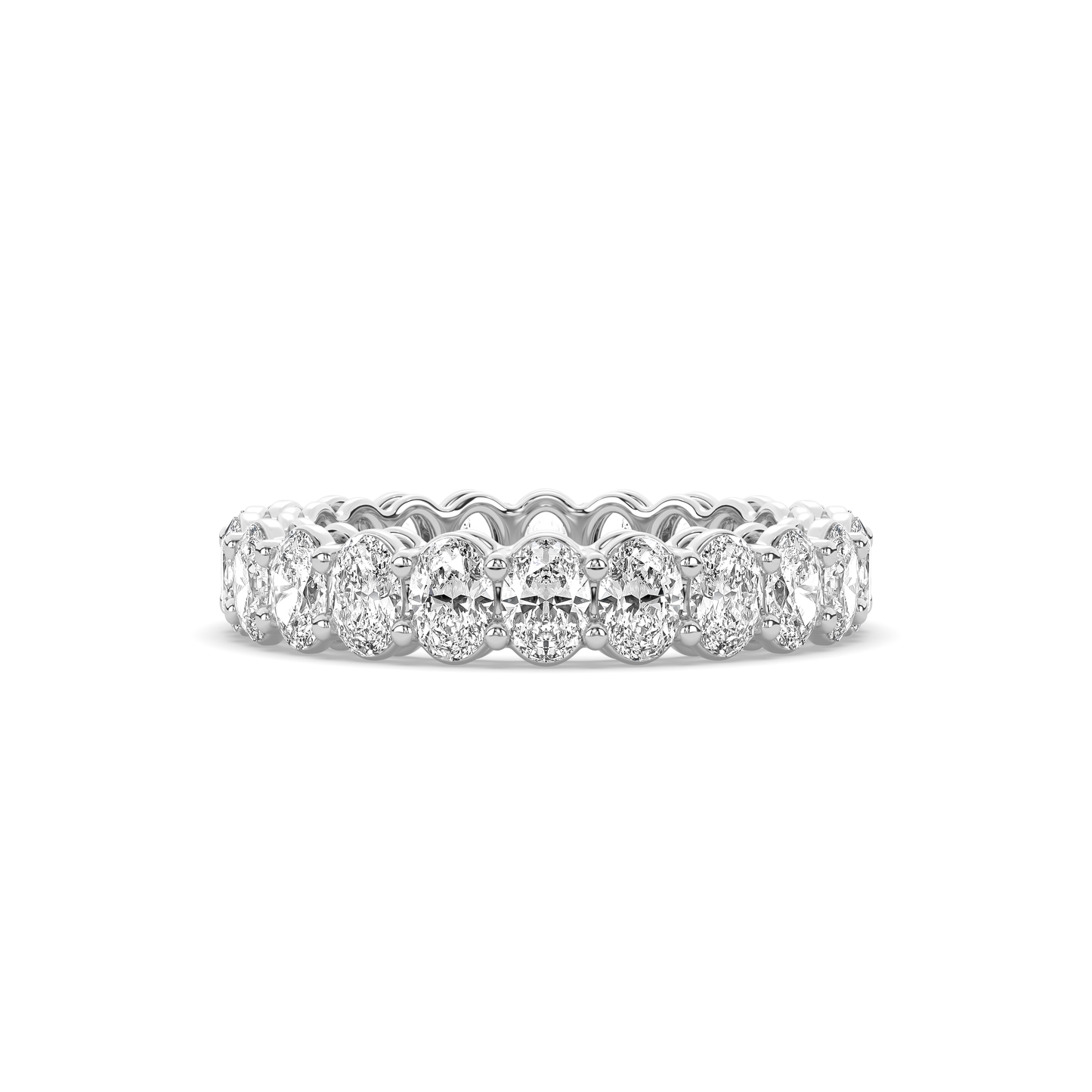 Oval Eternity Band