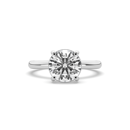 Alva Round Martini Solitaire Ring