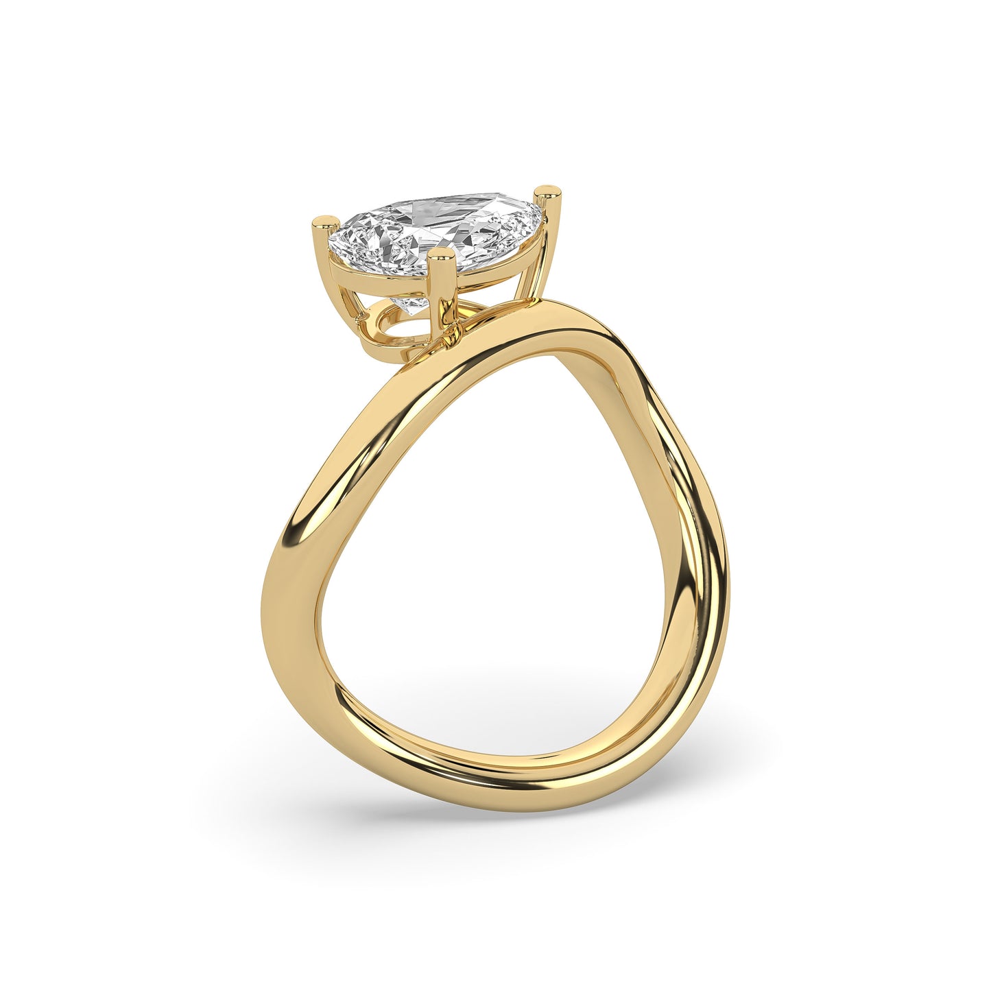 Wave Signet Ring