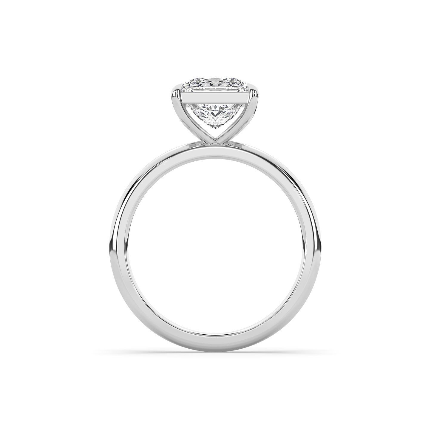 Alva Princess Cut Diamond Solitaire Ring