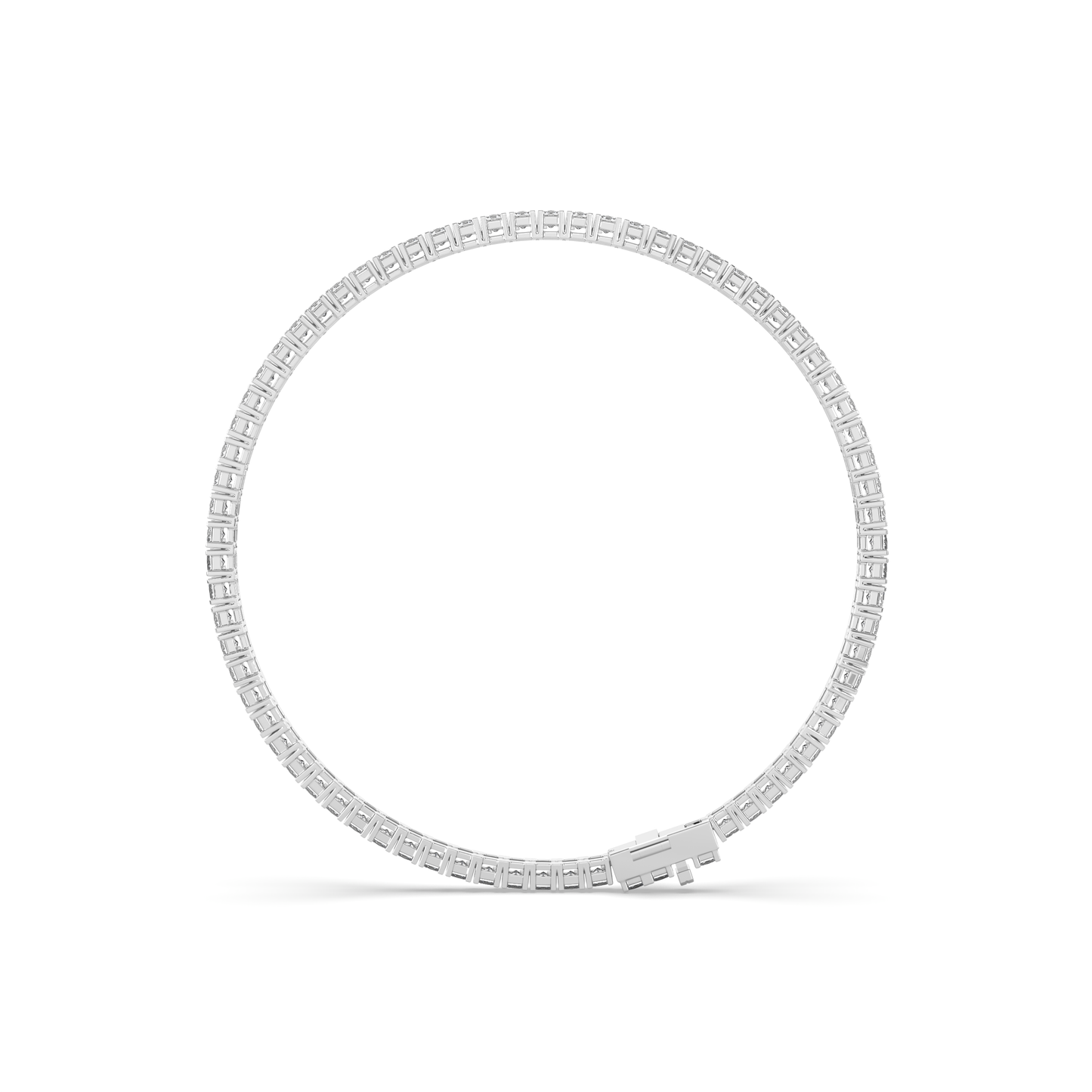 Princess Cut Diamond Tennis Bracelet