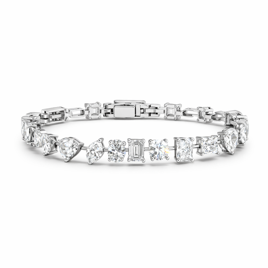 Multi Shape Diamond Kelly Bracelet