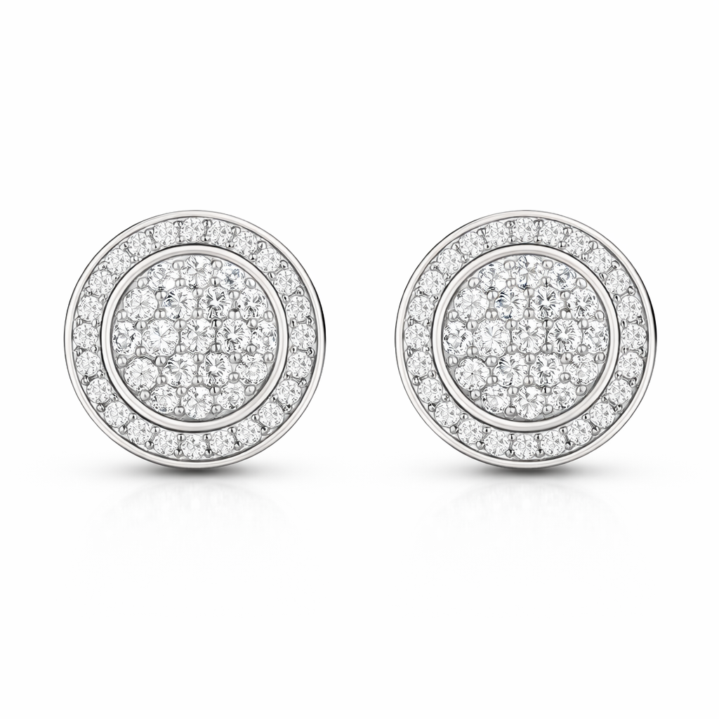 Pavé Diamond Studs