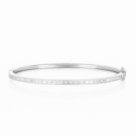 EF-Collection Baguette Diamond Cuff