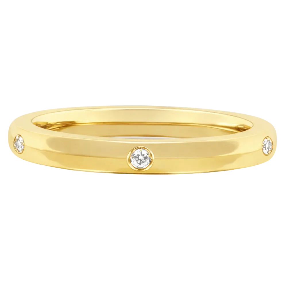EF-Collection 5 Diamond Stackable Ring