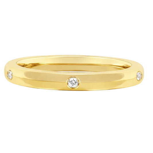 EF-Collection 5 Diamond Stackable Ring