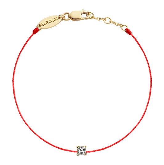 I Am Princess Cut Diamond Bracelet