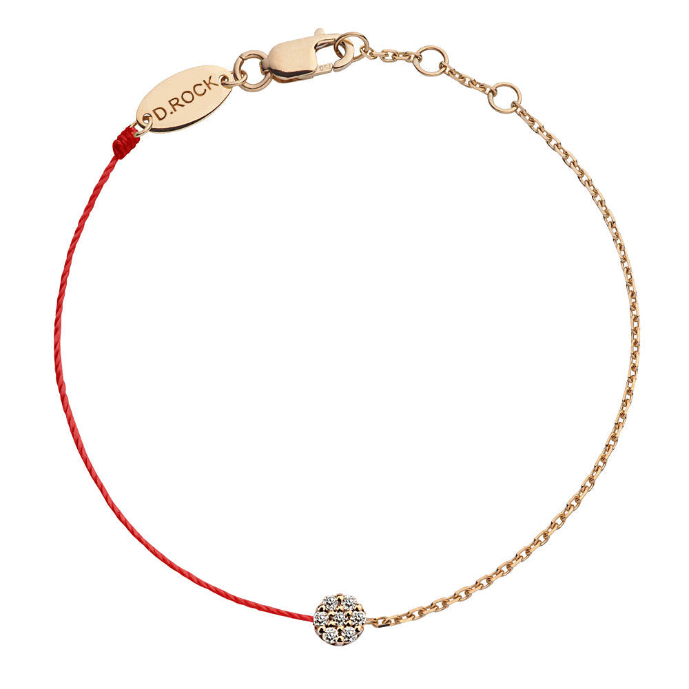 I Am Diamond Cluster Flower Bracelet