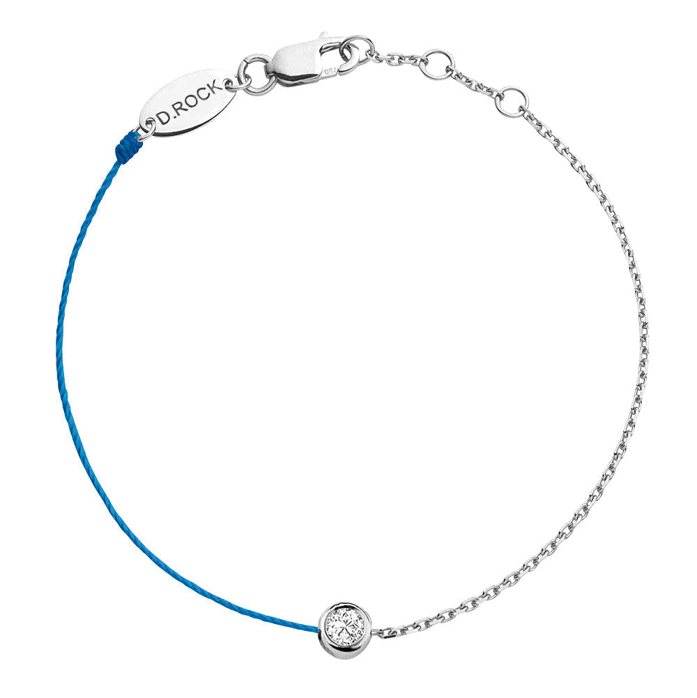 I Am Diamond Bezel Half Chain Bracelet