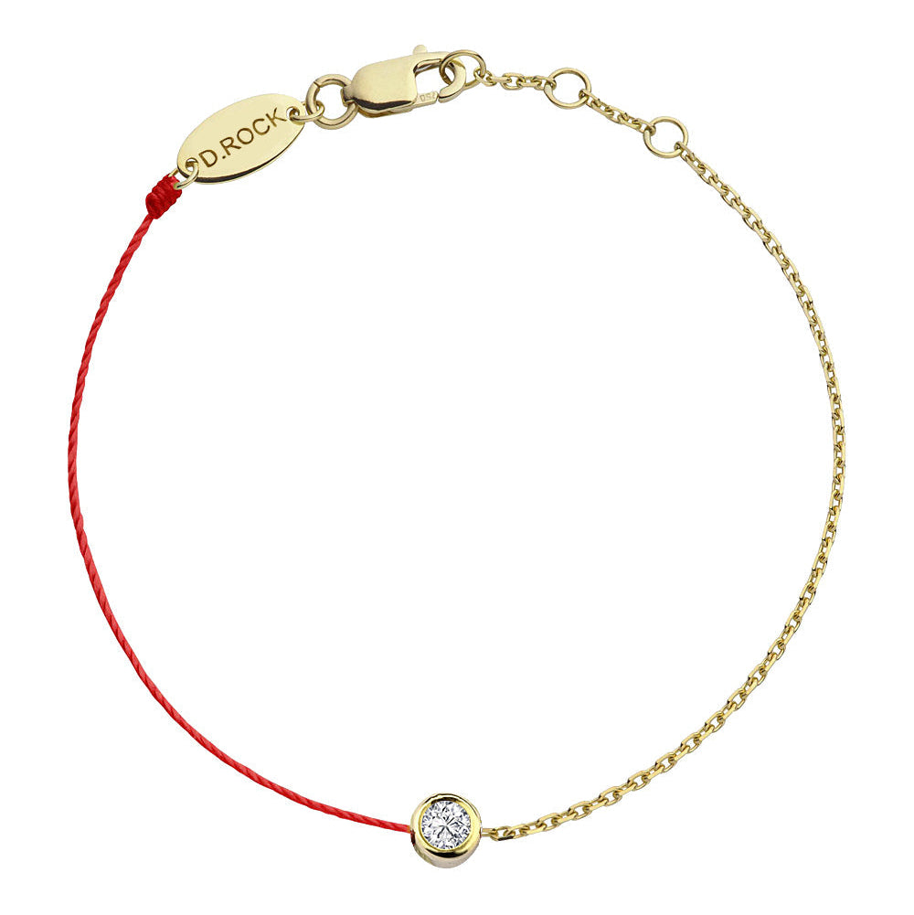 I Am Diamond Bezel Half Chain Bracelet