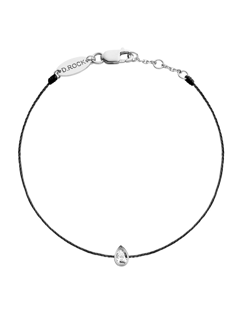 I Am Pear Diamond Bezel Bracelet