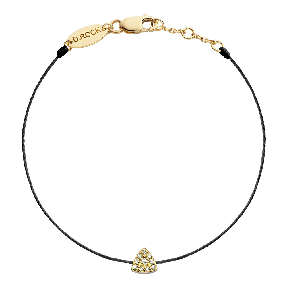 I Am Pavé Triangle Bracelet