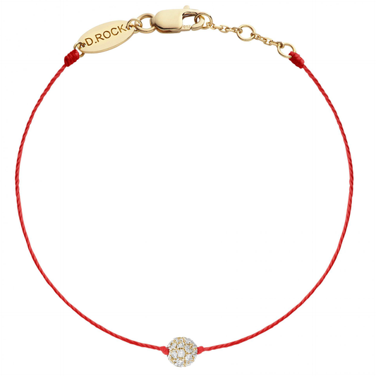 I AM Pavé Cord Bracelet