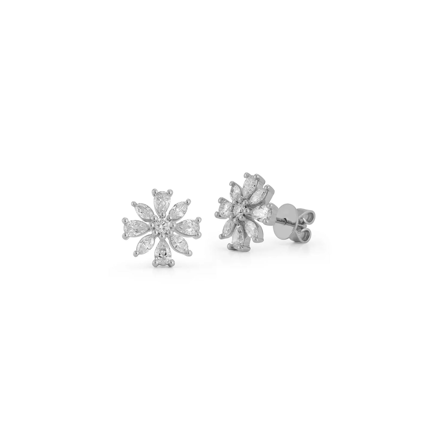 DRD Alexa Jordyn Flower Stud Earrings