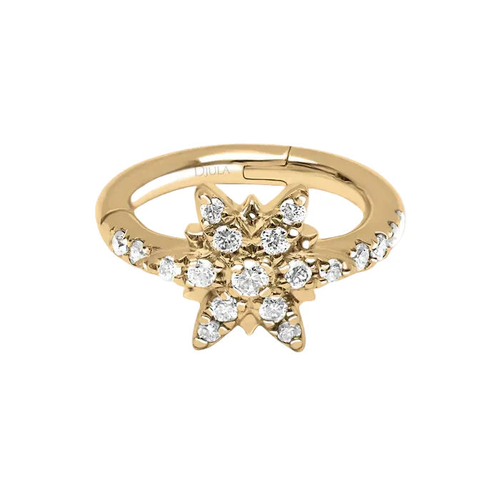 Djula Star Huggie Piercing