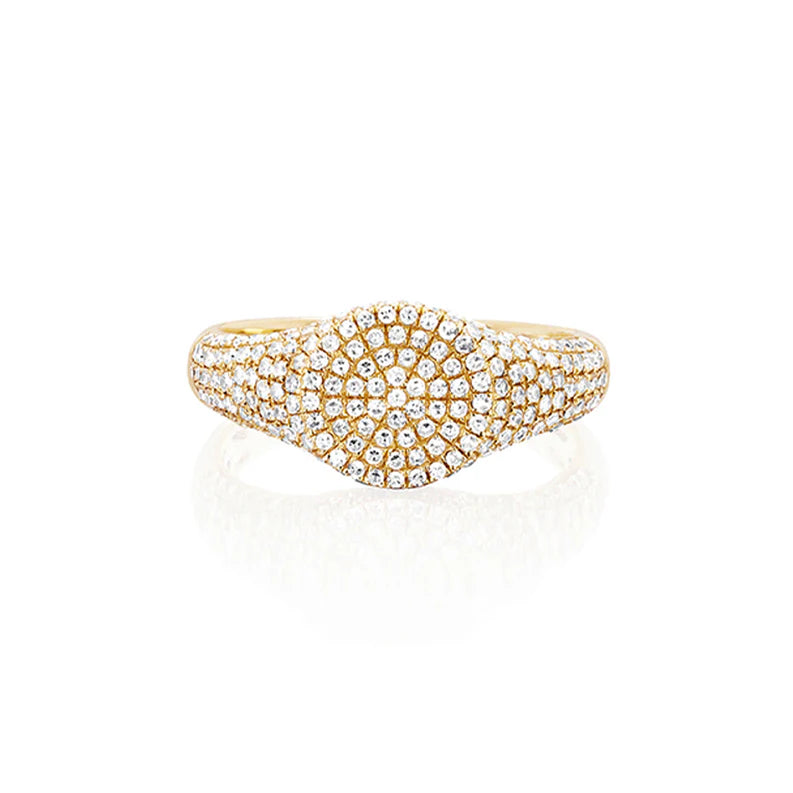 EF-Collection Diamond Signet Ring