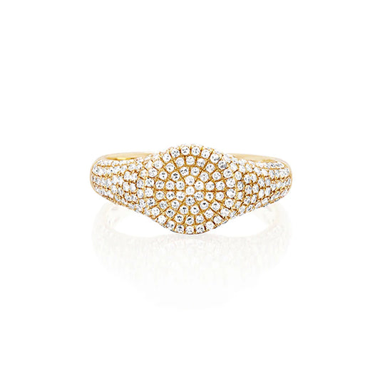 EF-Collection Diamond Signet Ring