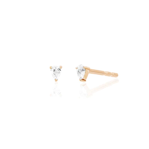 EF-Collection Pear Diamond Stud