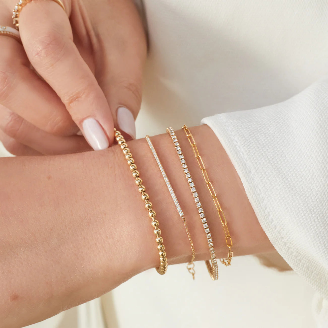 EF-Collection Mini Link Chain Bracelet