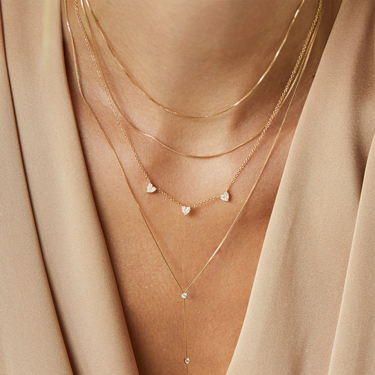 EF-Collection Double Strand Liquid Gold Necklace