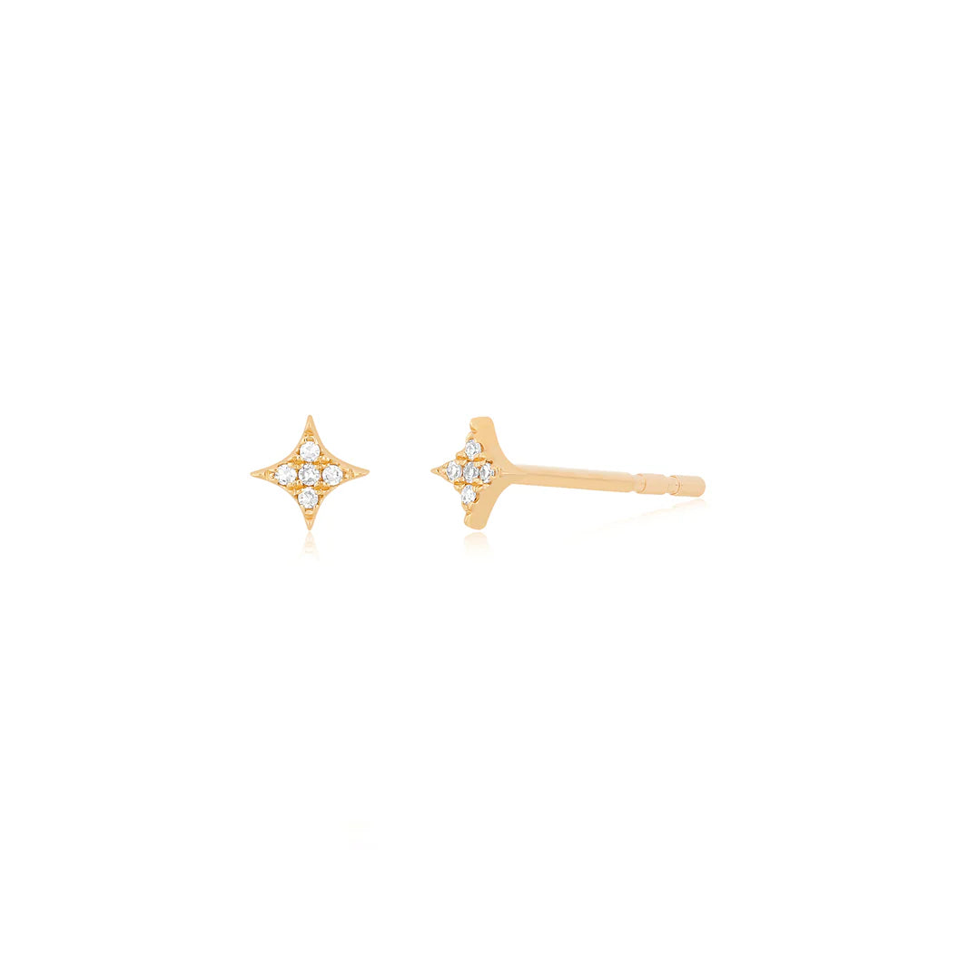 EF-Collection Diamond Sparkle Stud Earring