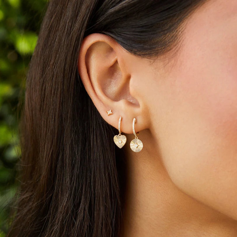 EF-Collection Diamond Sparkle Stud Earring