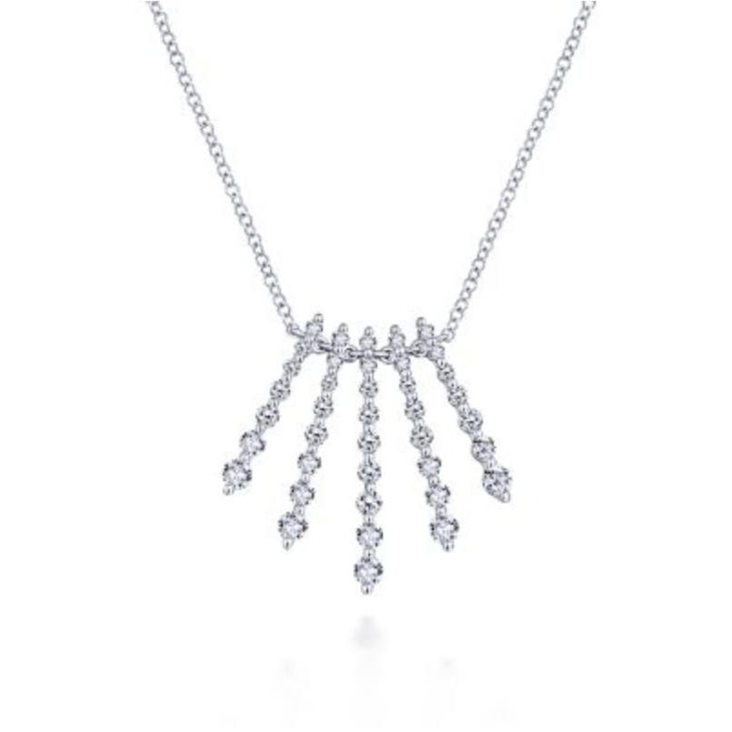 Gabriel NY Diamond Fringe Necklace