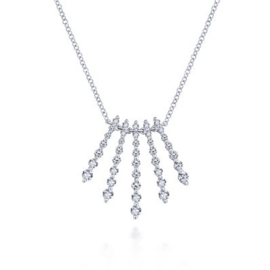 Gabriel NY Diamond Fringe Necklace