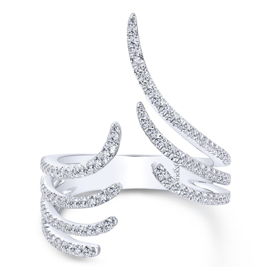 Open Diamond Cocktail Ring