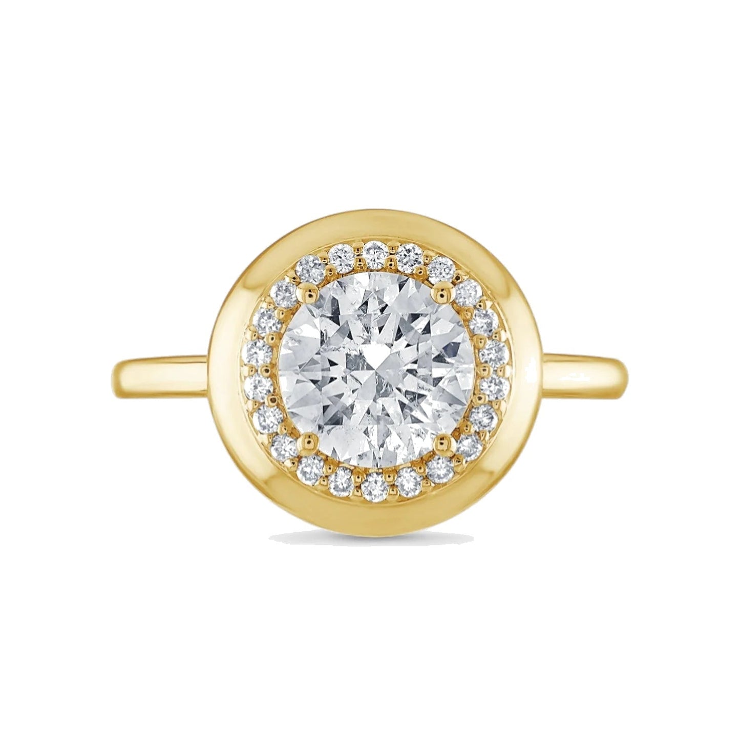 Alva Anna Diamond Halo Heritage Ring