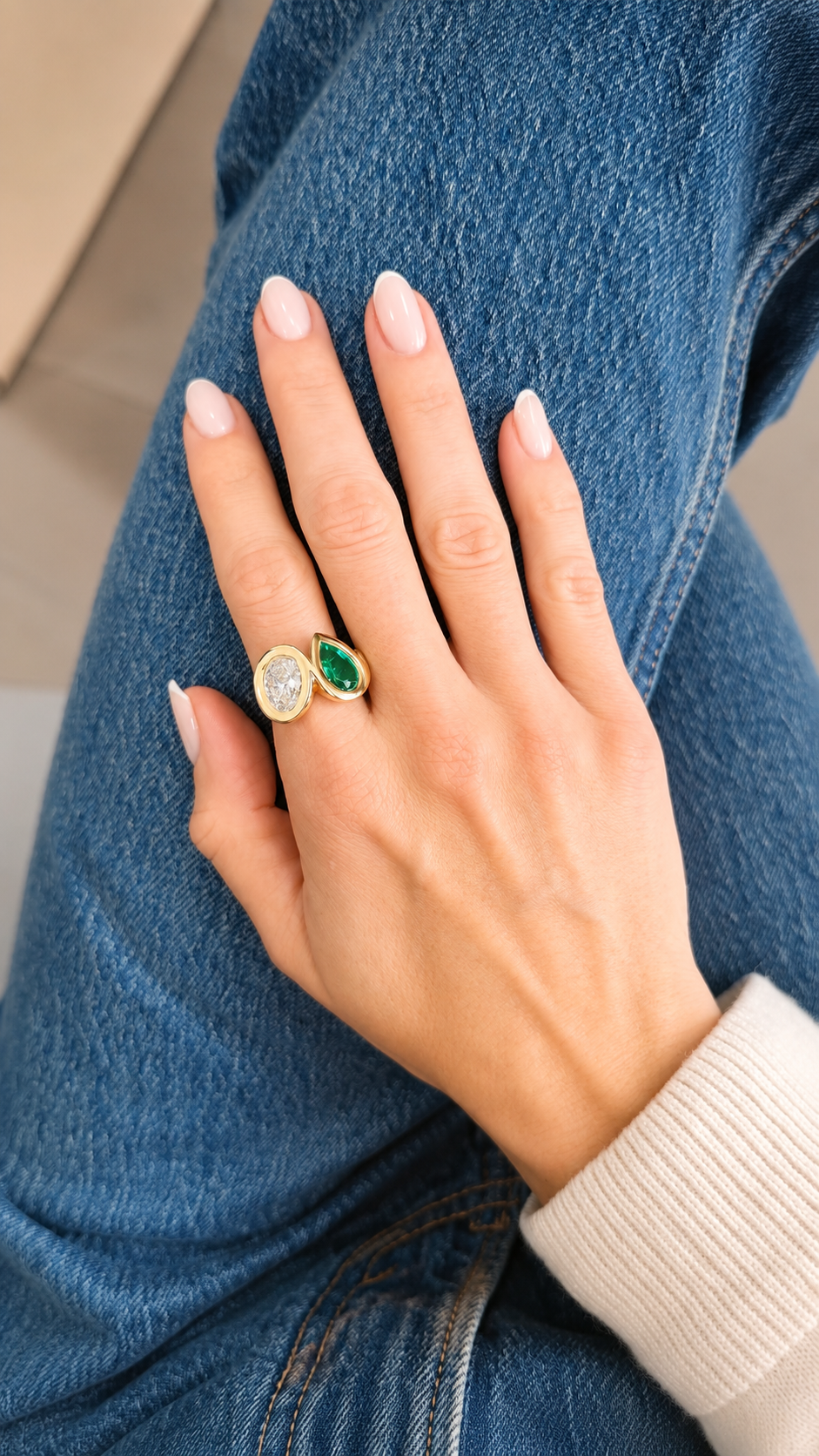 Diamond & Emerald Toi et Moi