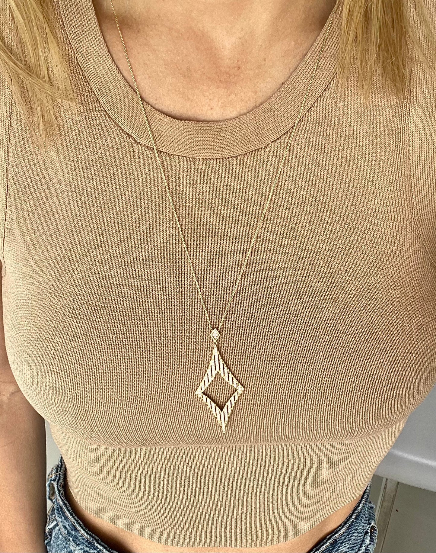 DRD Diamond Long Necklace